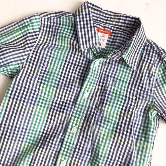 Joe Fresh short sleeve button down EUC S(6-7Y) - Picture 2 of 2